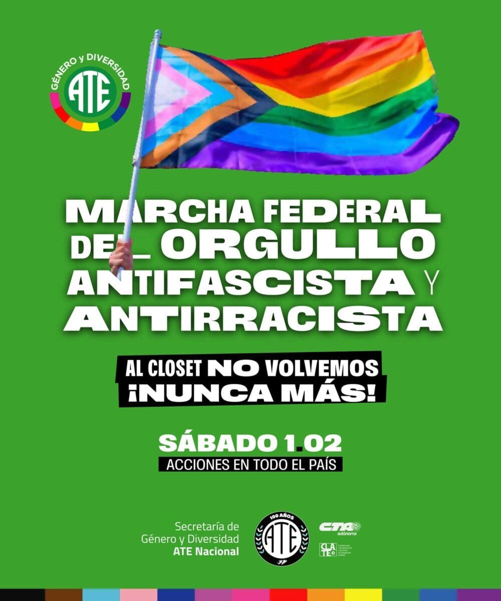 Marcha Federal del Orgullo Antifascista y Antirracista | 1 de febrero de 2025